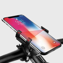 Load image into Gallery viewer, Aluminum Bicycle Phone Holder For 4.7-6.2  inch Smartphone Adjustable To Support GPS Bike, Phone Stand - TATOOP