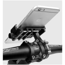 Load image into Gallery viewer, Aluminum Bicycle Phone Holder For 4.7-6.2  inch Smartphone Adjustable To Support GPS Bike, Phone Stand - TATOOP