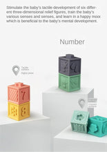 Cargar imagen en el visor de la galería, Soft Educational Baby Blocks - TATOOP